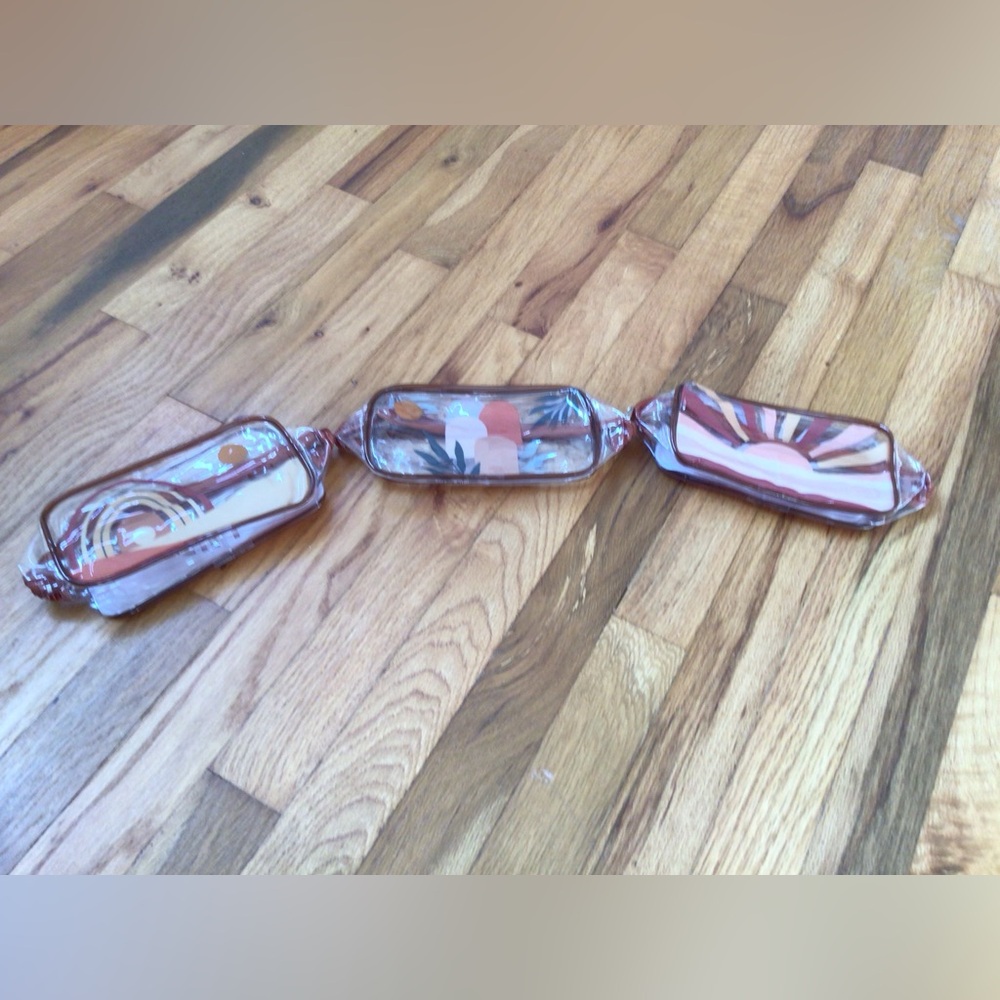 NWOT Boho Travel Makeup Bags